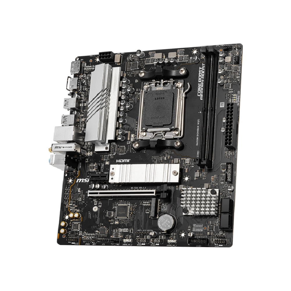 MSI B650M BOMBER WIFI DDR5 Motherboard For AMD view 3